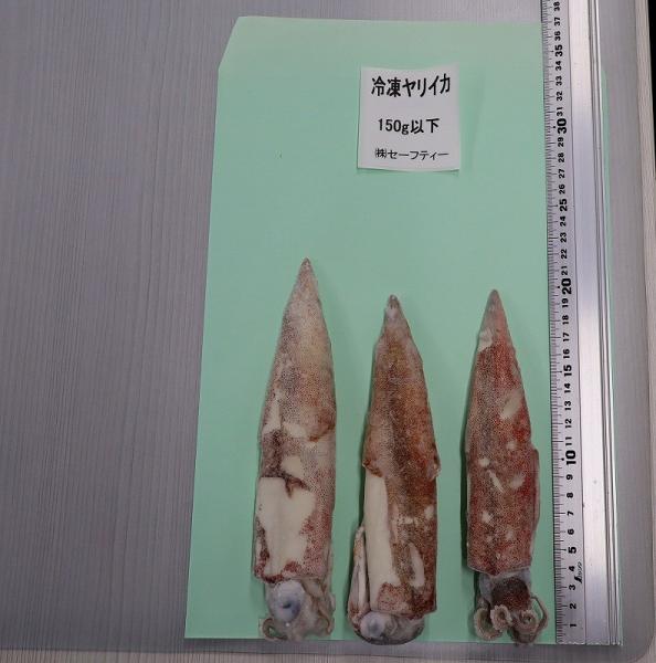 【宮城県石巻産】冷凍ヤリイカ　4kg（150g以下／一杯）